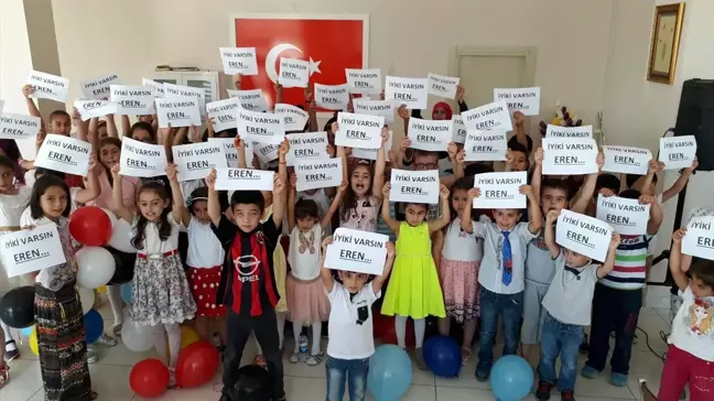Çankırı'da Çocuklar Şehit Eren Bülbül'ü Andı