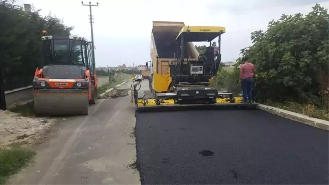 Marmaraereğlisi'nde Yol Yapım Hizmeti Devam Ediyor