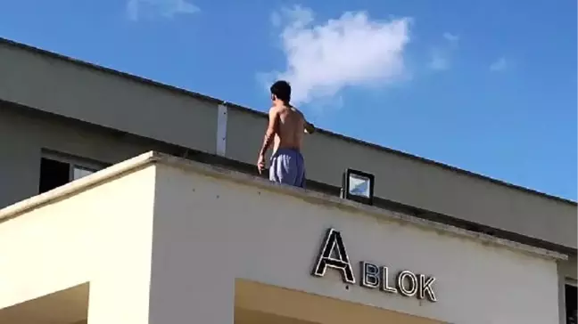 Sundurmanın Üzerine Çıkıp İntihara Kalkıştı