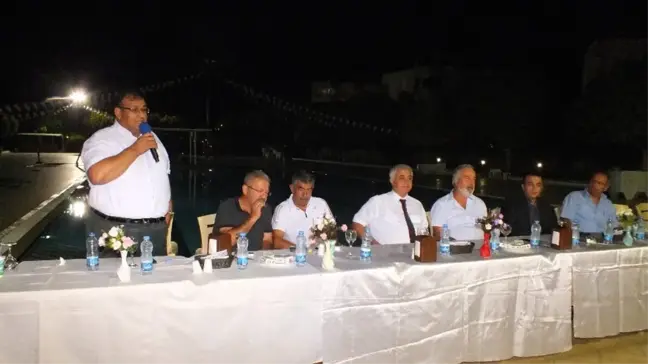 Anamur Kaymakamı Cantürk'e Veda Yemeği