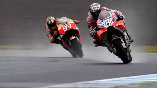Nefes Kesen Yarışta Zafer Dovizioso'nun