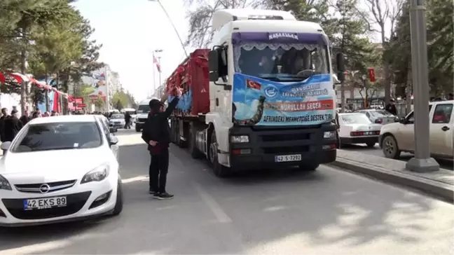 Ereğli Ülkü Ocaklarından Afrin'e Yardım Tırı Gönderildi