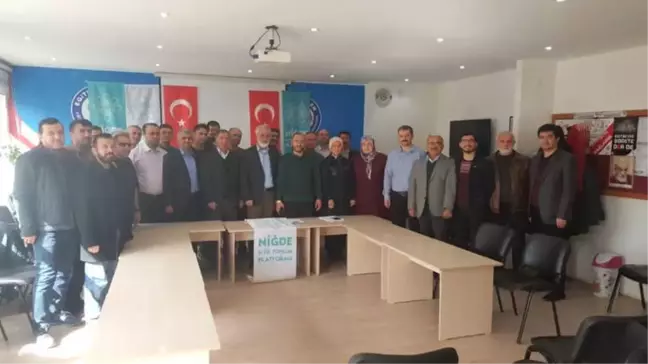 Niğde'de Sivil Toplum Platformundan Mehmetcik'e Destek