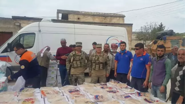 TSK ve Afad'dan Suriyeli Ailelere Yardım