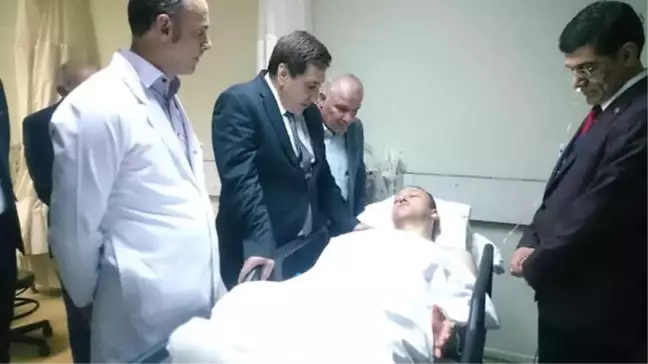 Vali Küçük'ten Yaralı Öğretmenlere Ziyaret