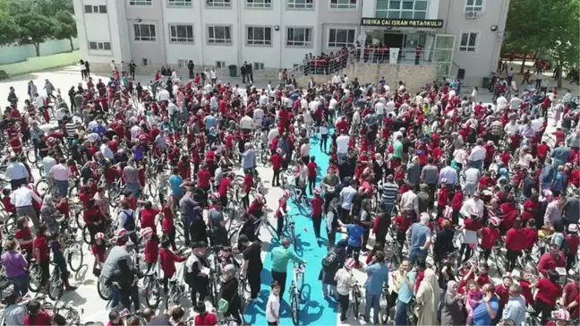 Merkezefendi Belediyesi'nden 537 Öğrenciye Daha Bisiklet Hediyesi