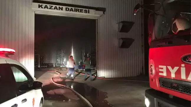 Güncelleme - Burdur'da Yem Fabrikasında Yangın