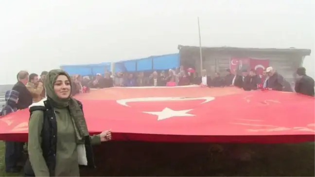 Artvin'de 2 Bin 400 Metrede 15 Temmuz Demokrasi Bayramı Kutlandı