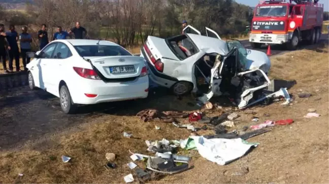 Yozgat'ta Otomobiller Çarpıştı: 1 Ölü, 7 Yaralı