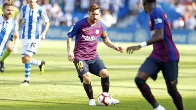 Barcelona, Real Sociedad Galibiyetiyle 4'te 4 Yaptı