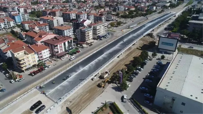 Adliye Kavşağının Yüzde 95'i Tamamlandı