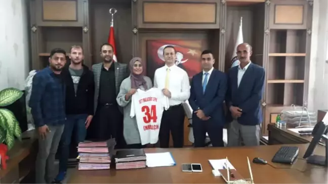 1071 Malazgirt Spor Kulübünden Kaymakam Yalçın'a Ziyaret