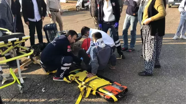 Motosiklet ile Otomobil Çarpıştı: 1 Yaralı