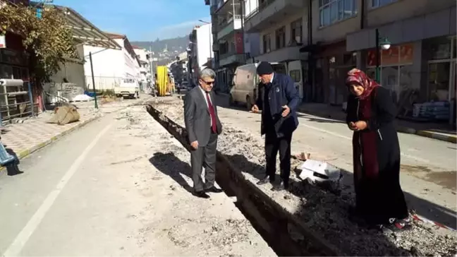 Yığılca'da Doğalgaz Çalışmaları Devam Ediyor