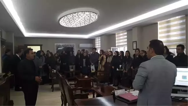 Kağızman'da Yeni Göreve Başlayan Öğretmenler Kaymakam Öter'e Ziyaret
