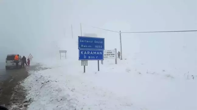 Sertavul Geçidi'nde Büyük Araç ve Otobüslerin Geçişine İzin Verilmiyor