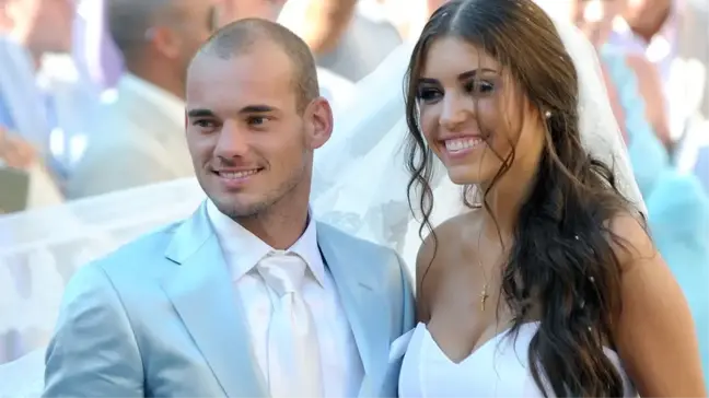 Galatasaraylı Eski Futbolcu Sneijder ile Yolanthe Cabau Boşanıyor