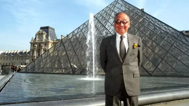 Louvre Müzesi'ndeki Piramitin Çinli Mimarı Pei 102 Yaşında Öldü