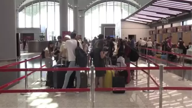 İstanbul Havalimanı'nda bayram hareketliliği