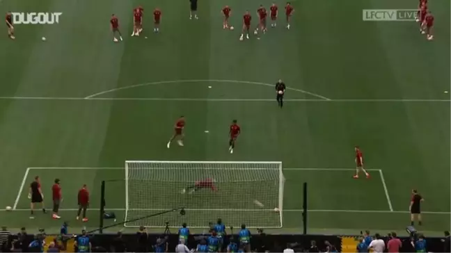 UCL finalinden önce Liverpool'un son antrenman oturumu