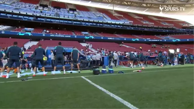 UEFA Şampiyonlar Ligi Finalinden Önce Spurs Son Antrenman Oturumu