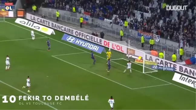 Olimpik Lyonnais'in İlk 10 Asist'i 2018-19