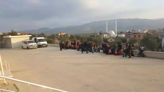 Ayvalık'ta 36 mülteci yakalandı