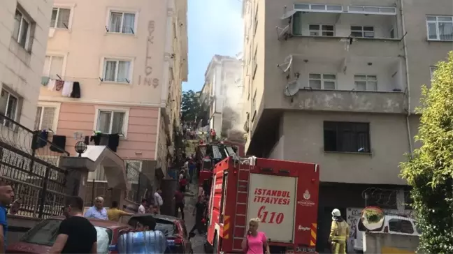 Şişli'de evi yanan engelli kadını ve çocuklarını vatandaşlar kurtardı