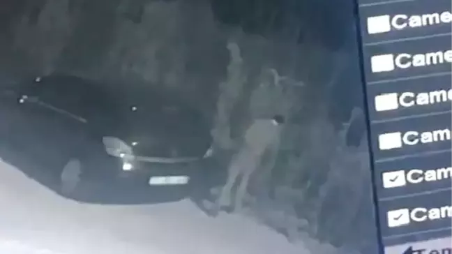 Lüks otomobilin anahtarlarını çalan hırsız yakalandı