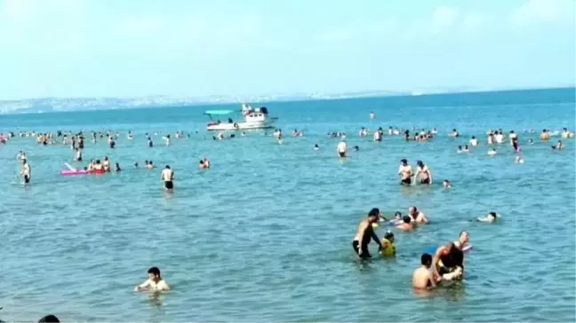 Tekirdağ'da plajlar doldu