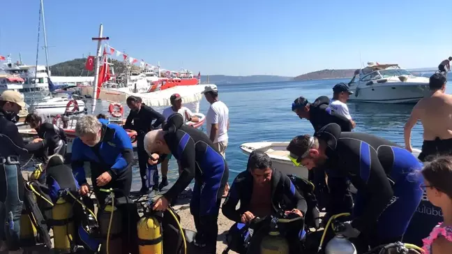 Denizden sandalye ve yangın tüpü çıktı