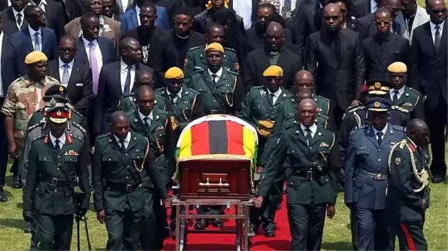 Zimbabve: Afrikalı liderler Mugabe'nin cenaze töreninde buluştu