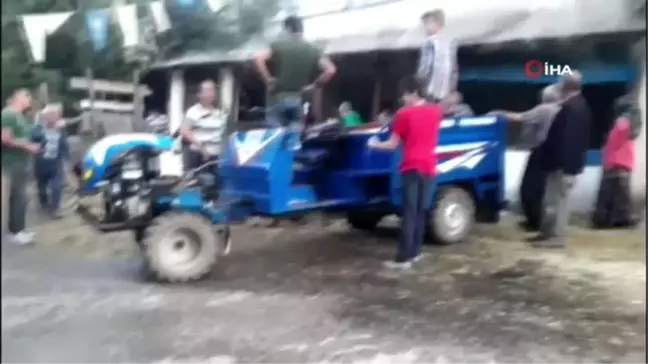 Kastamonu'da üç katlı binada yangın çıktı
