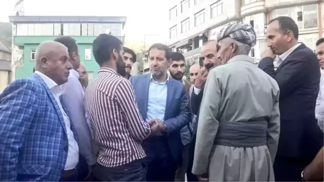 AK Parti heyetinden Şemdinli ve Derecik'e ziyaret
