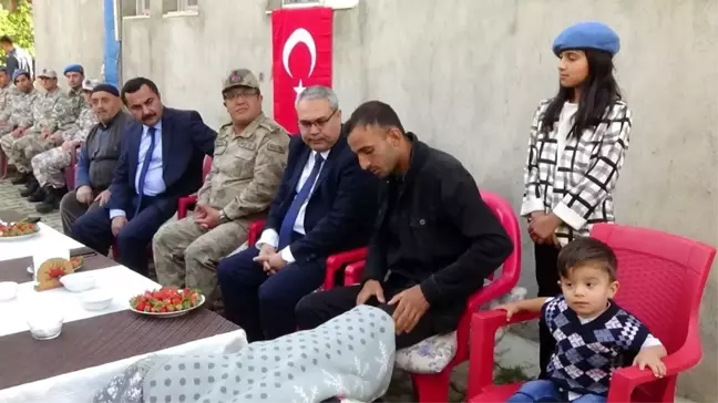 Vali Gündüzöz ve güvenlik güçlerinden 'Barış Pınarı' gazisine ziyaret