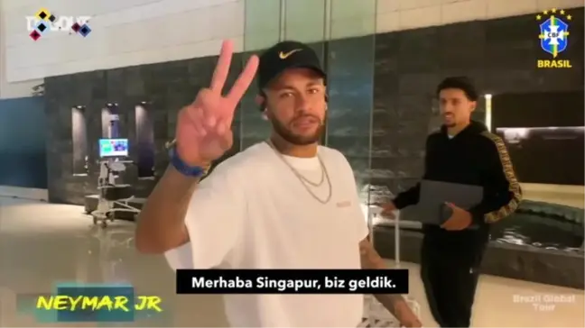 Brezilya Milli Takımı Singapur'da!