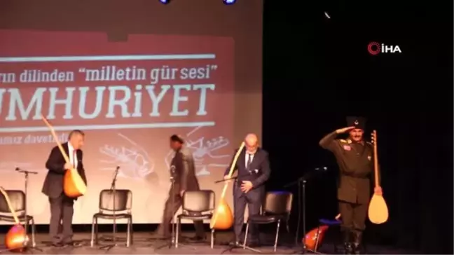 Ozanlar 'Cumhuriyet' için söyledi