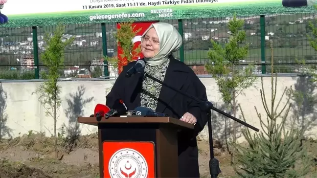 Aile, Çalışma ve Sosyal Hizmetler Bakanı Selçuk, Sinop'ta fidan dikimine katıldı