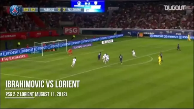 Ibrahimovic'in PSG'yle İlk Ligue 1 Golü