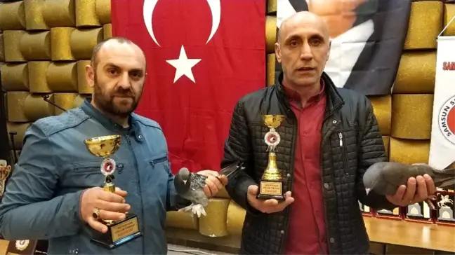 Samsun'da güvercin güzellik yarışması düzenlendi