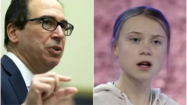 ABD Hazine Bakanı Mnuchin Davos'ta Greta Thunberg'e seslendi: O kim oluyor, baş ekonomist mi?