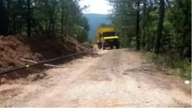 Köylerde altyapı çalışmaları devam ediyor