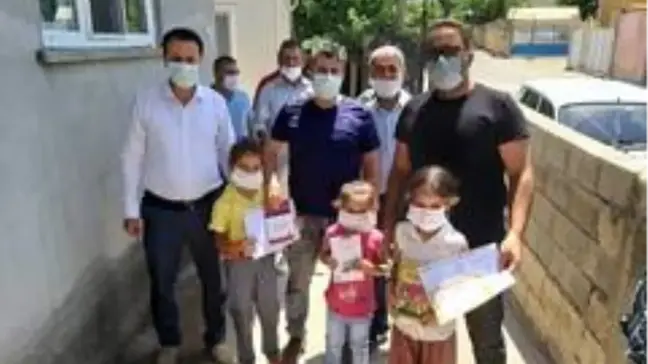 Samsat'ta öğrenciler sevindirildi