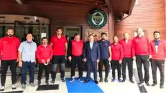 Musa Aydın'dan Serbest Güreş Milli Takım kampına ziyaret