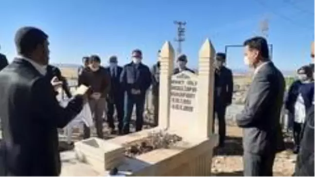 Abdulgafur Büyükfırat mezarı başında anıldı