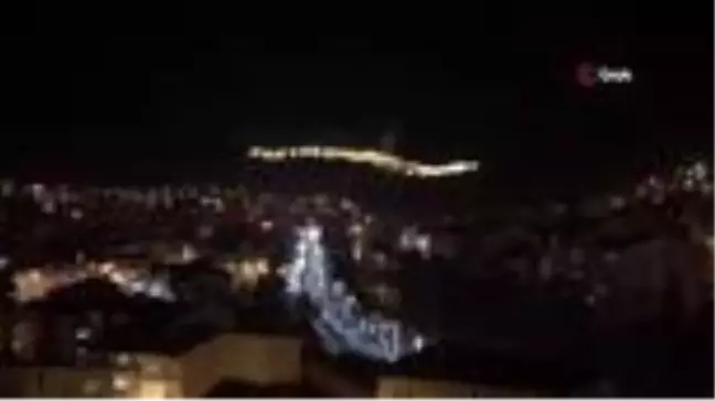 Tarihi Bayburt Kalesi Aydınlatma Projesi'nin açılışı gerçekleşti