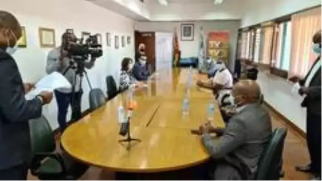 TİKA'dan Mozambik devlet televizyonu TVM'ye