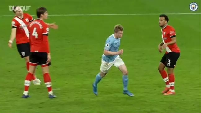 Saha Kenarı Kamerası: Kevin De Bruyne'nin Southampton'a Attığı Gol