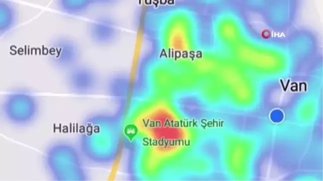 Van'ın risk haritası 'kırmızı'ya dönüyor