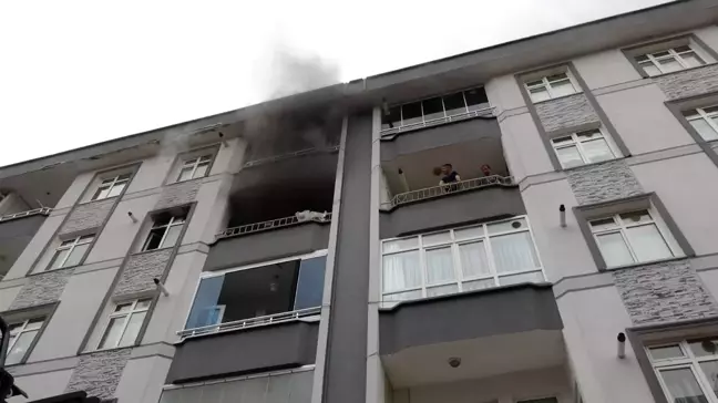 Son dakika haberi... Samsun'da buzdolabından yangın çıktı